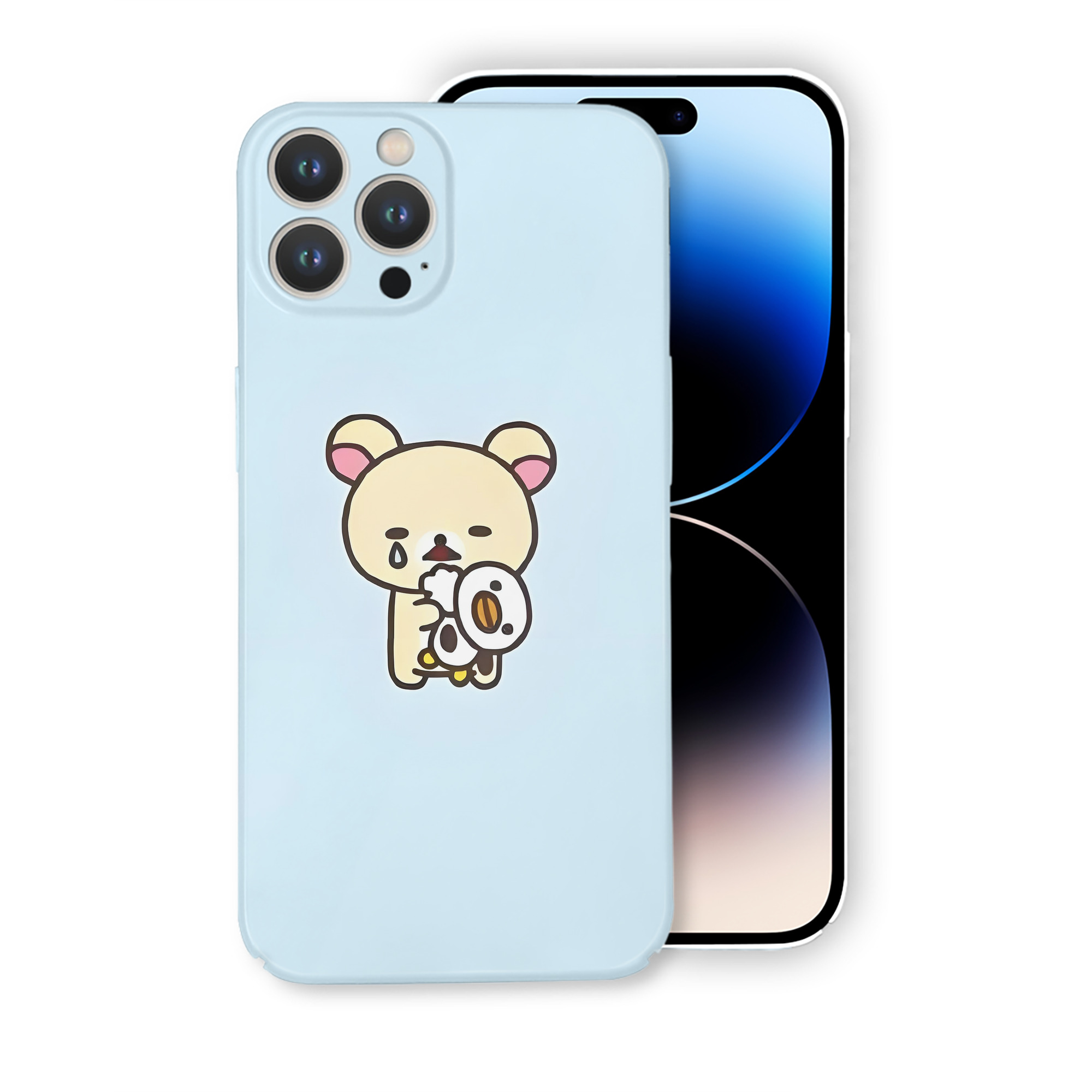 （画像用） リラックマ リラックマ キイロイトリ Rilakkuma Korilakkuma Kiiroitori 【iPhone 14シリーズ対応】ハードケース